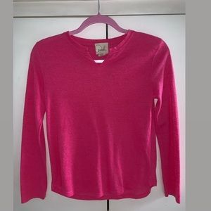 Hot pink long sleeve Shirt by peak